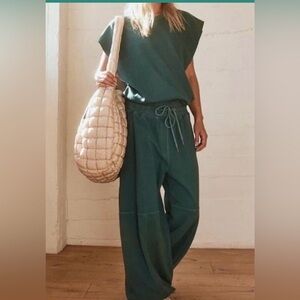 FP Movement Throw and Go onesie green